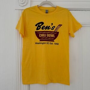 🦊 Gildan Yellow Ben's Chili Bowl Graphic Tee